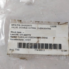 Rexroth/oil Control 054225100220000 Double Acting Valve 04150103 9920000 A1517