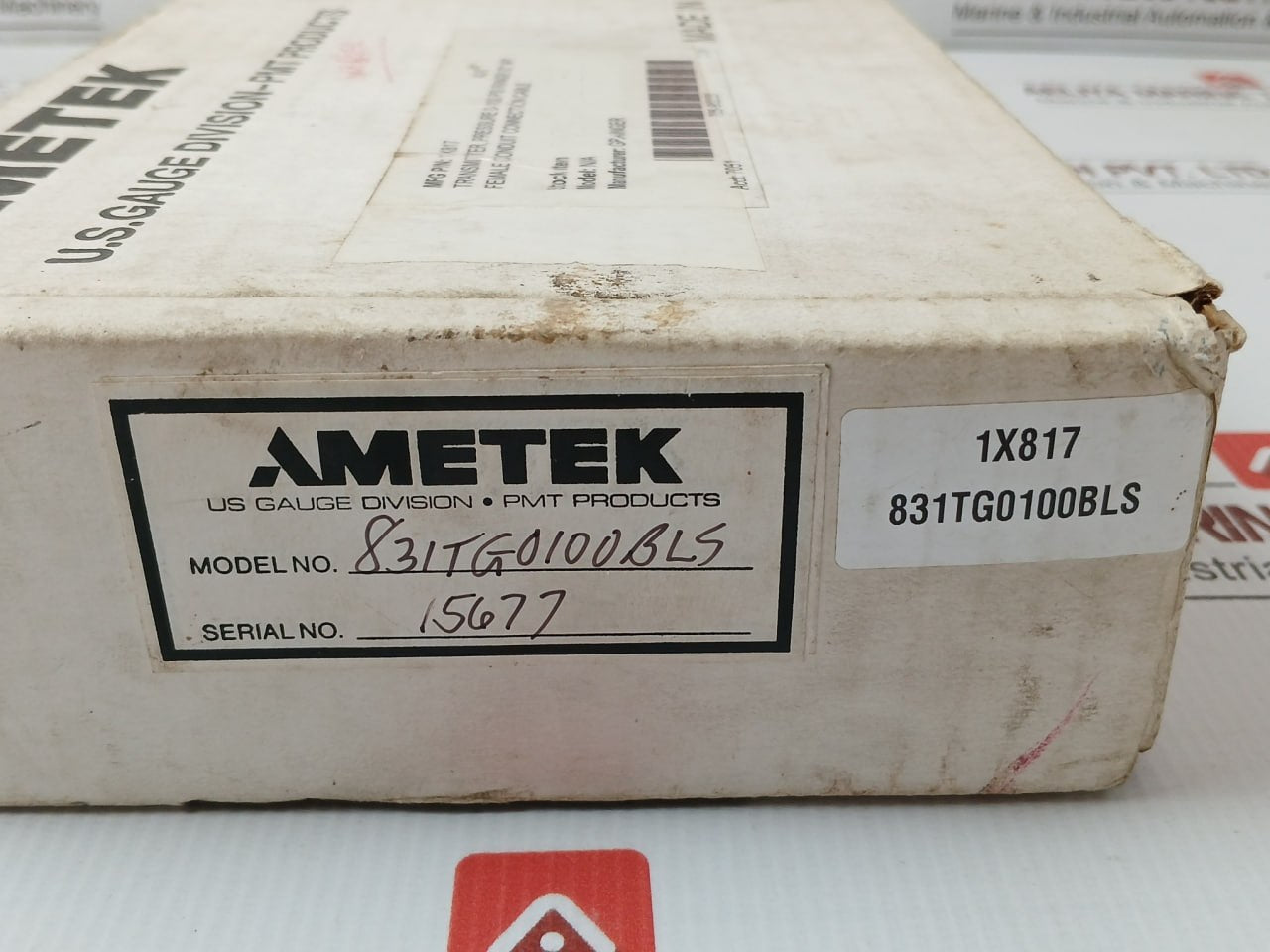 831Tg0100Bls Pressure Transmitter 0-100Psi Ametek