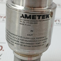 831Tg0100Bls Pressure Transmitter 0-100Psi Ametek