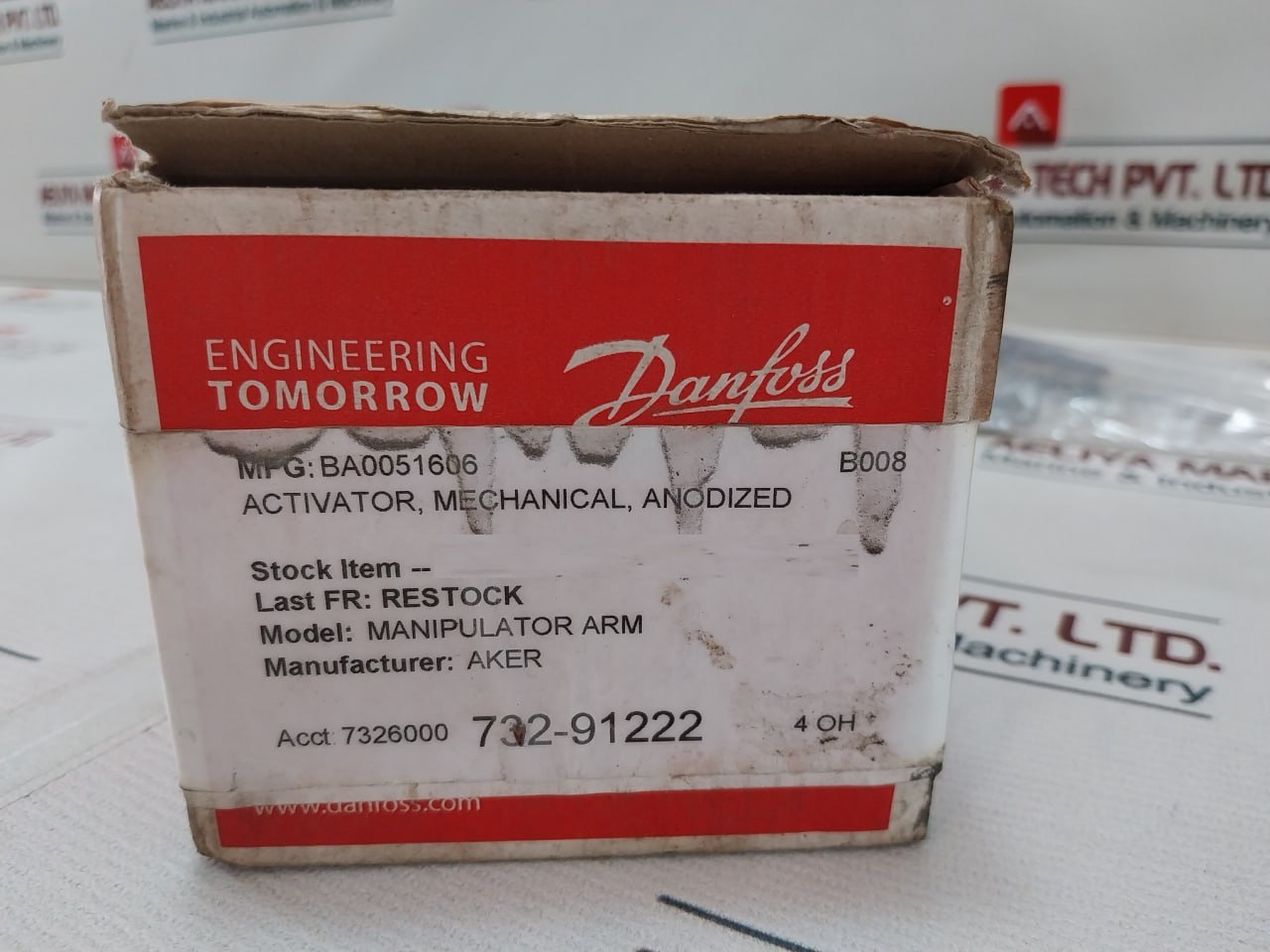 Danfoss 155l3159471600325-d Mechanical Anodized Activator Spool & Seal Kit