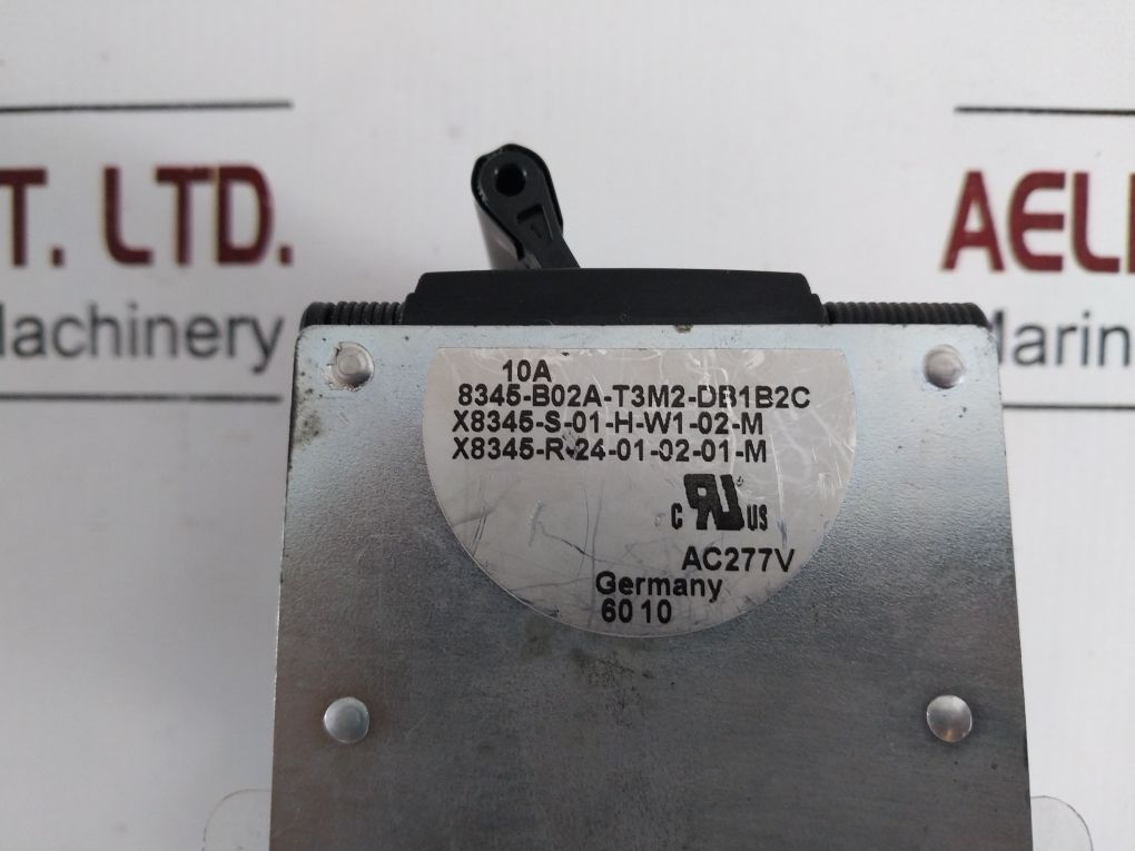 Eta 8345-b02A-t3M2-db1B2C Magnetic And Hydraulic Circuit Breaker Ac277V 10A