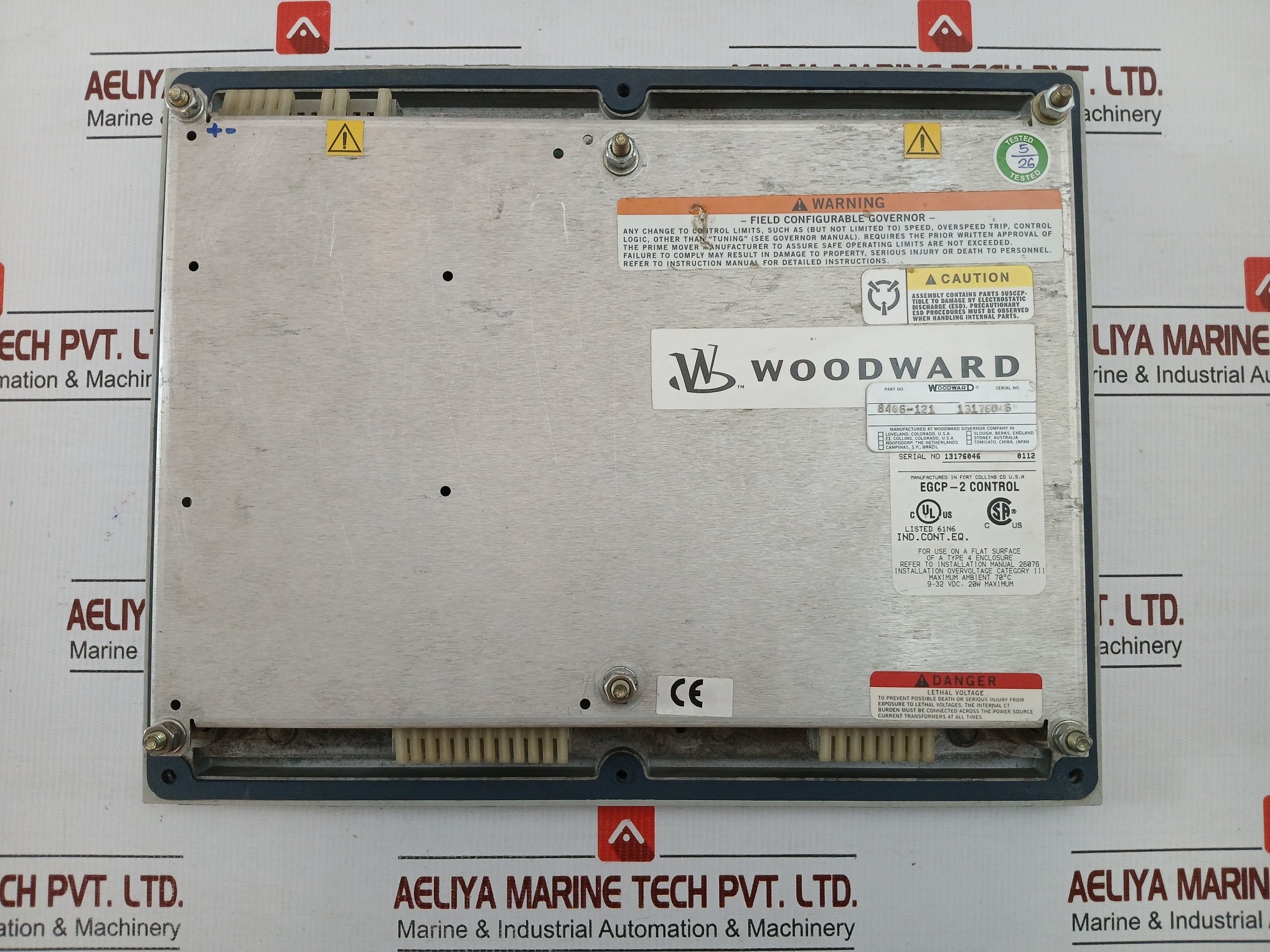 8406-121 4 Enclosure Digital Generator Controller 70˚C 9-32Vdc Woodward