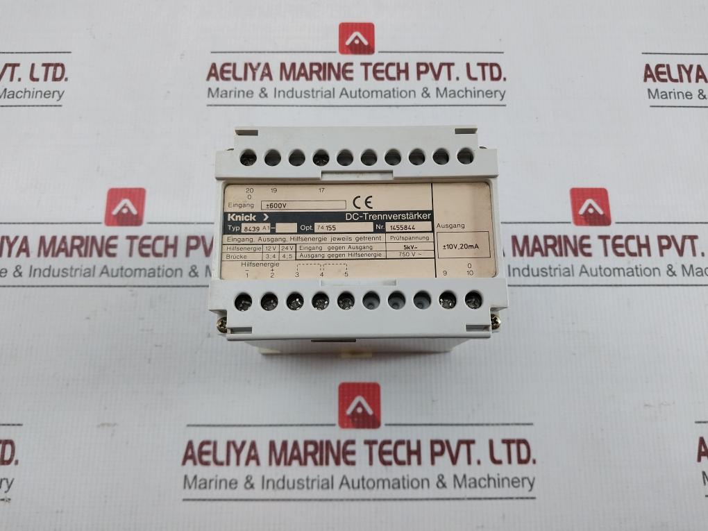 8439 A1 Dc Isolation Amplifier Knick