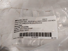 Abco 2605-30 Gate Fastener Assembly, Solid Shaft, 4.50” Hsdw Clamp