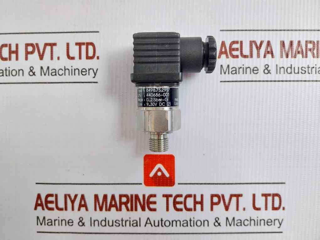 8498.75.2917 Pressure Transmitter 6 Bar 9..30V Dc Trafag