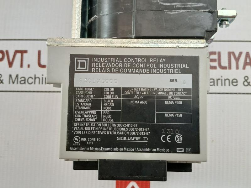 8501Xdo00V53 Dc Control Relay Square D