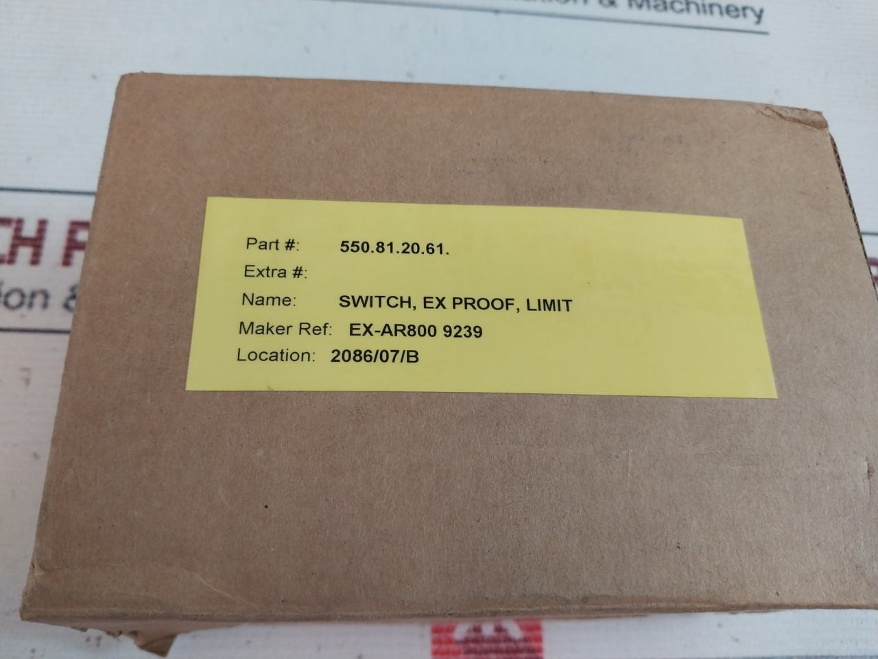 Honeywell Ex-ar800 Sensing And Control 550.81.20.61 15a-125 250 Or 480 Vac