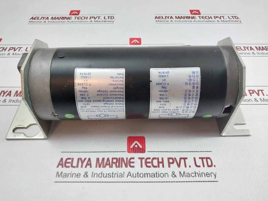 85zy-12-2331-7002-Permanent-Magnet-Dc-Motor-By-Faiveley-107v-60w-850r-Min-3