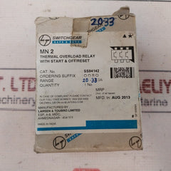 Larsen & Toubro MN2 Thermal Overload Relay 2a 660V 50Hz