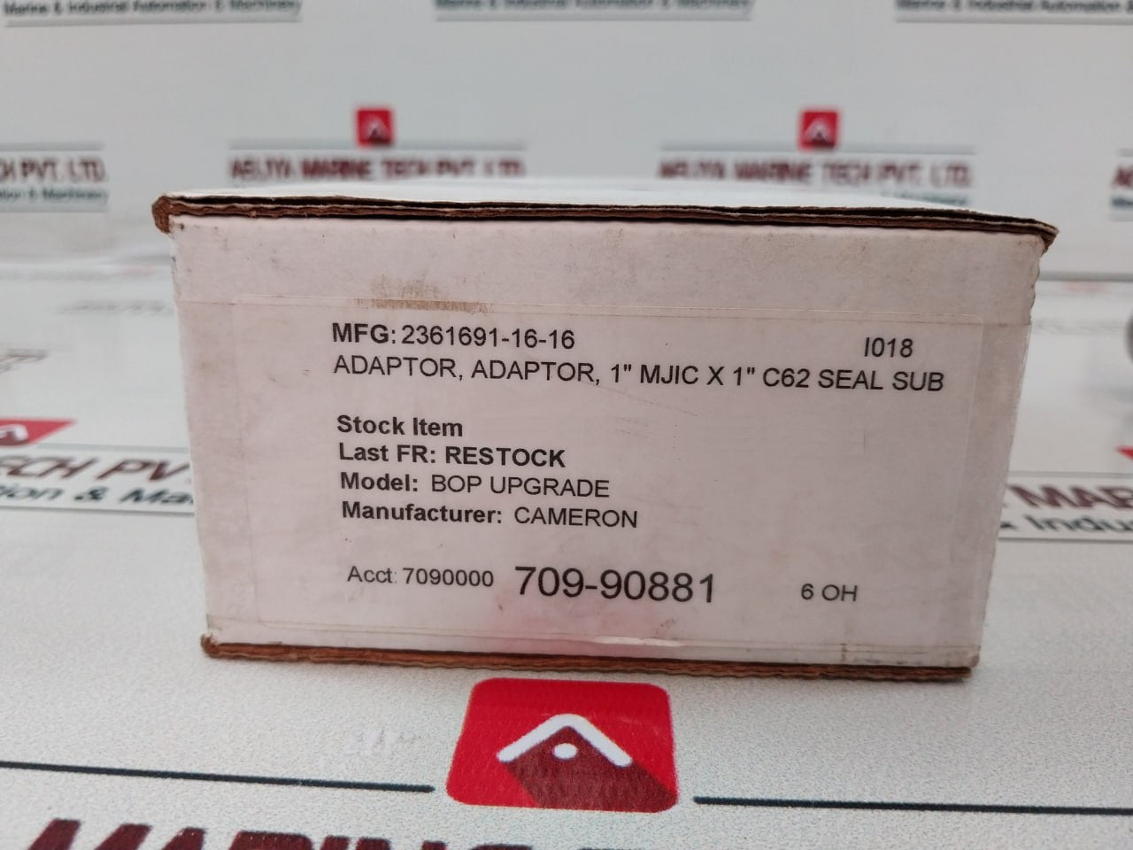 Cameron 2361691-16-16 Adaptor 1" Mjic X 1" C62 Seal Sub