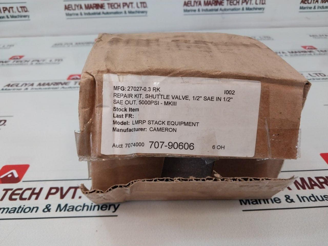 Gilmore 18100-641b 1/2” Shuttle Valve Repair Kit Rev.c