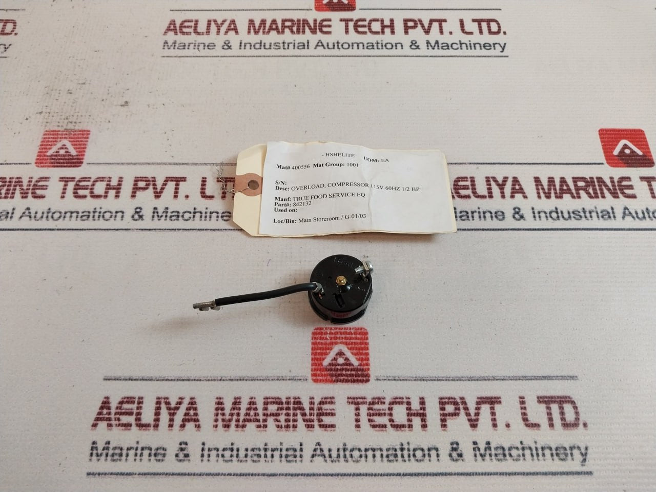 True 842132 Overload Compressor 115v 60hz 1/2hp