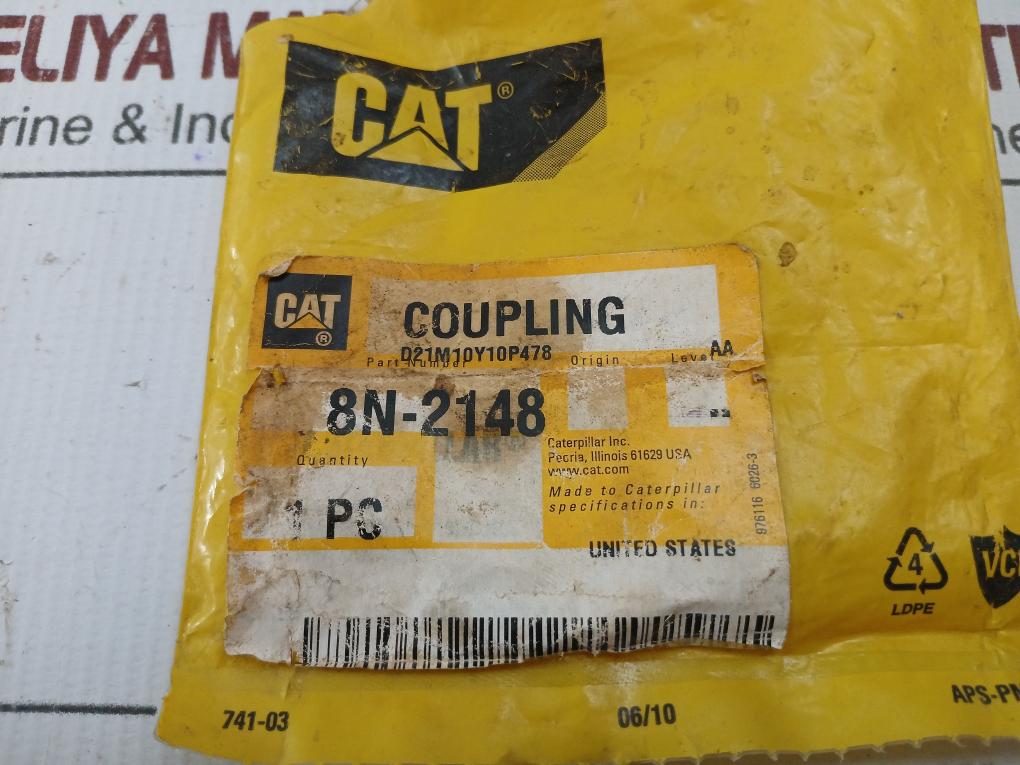 8N-2148 Outer Diameter Governor Drive Coupling Caterpillar