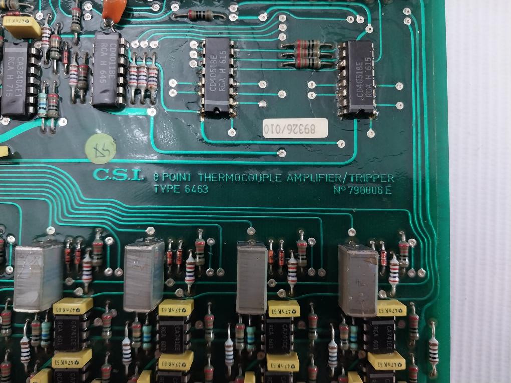 8 Point Thermocouple Amplifier Pcb Module Csi 6463