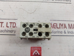 Lot Of 3X Allen-Bradley 195-Ma40 Auxiliary Contacts 500V~10A Ser: A