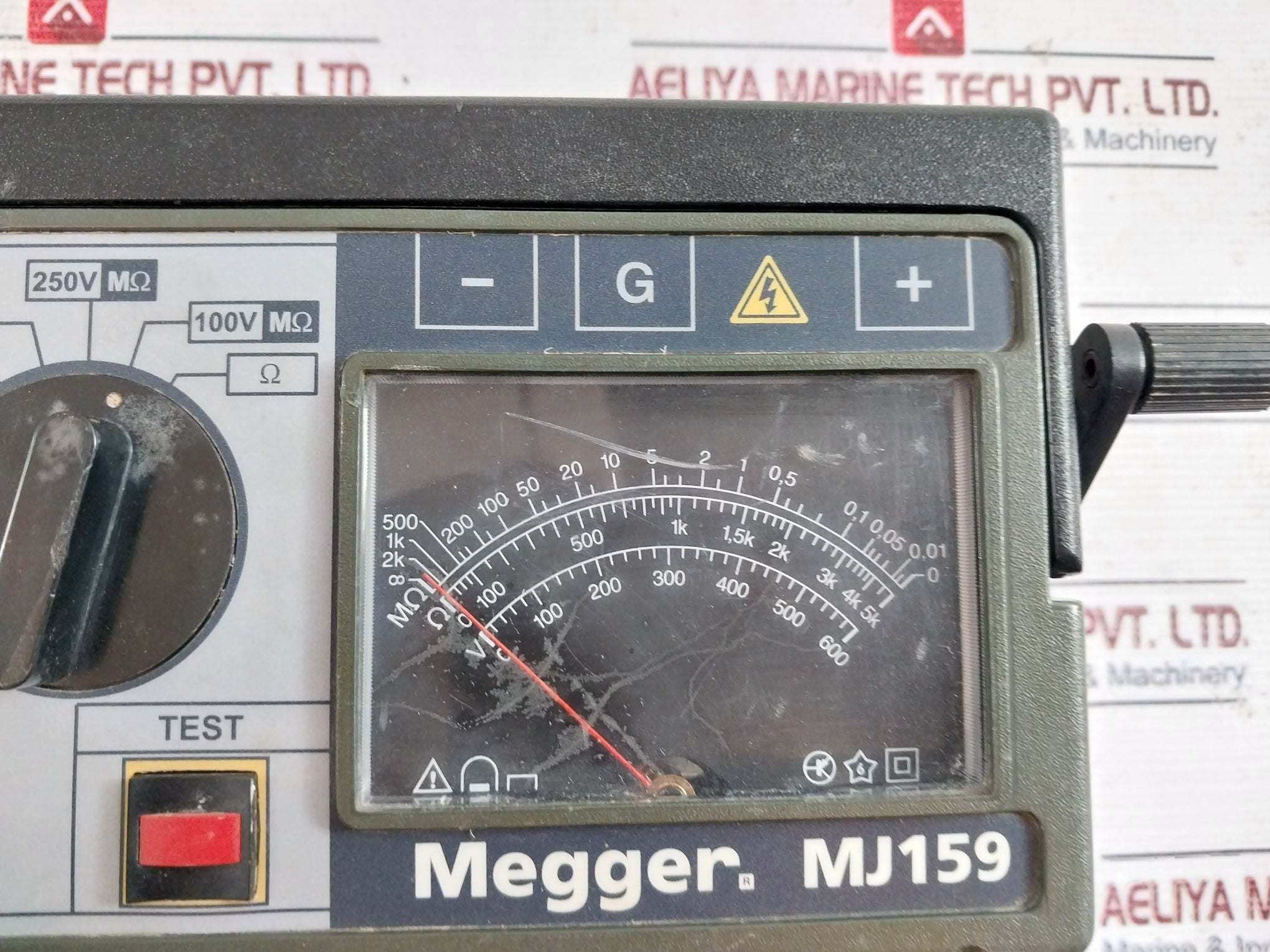 Megger Mj159 Hand-cranked Insulation Tester