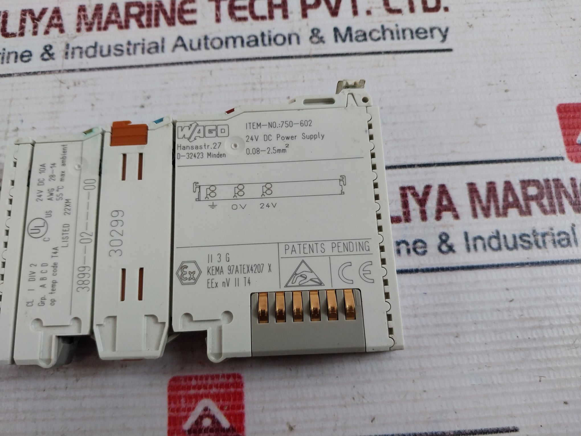 Wago 750-602 Power Supply 10A 24Vdc