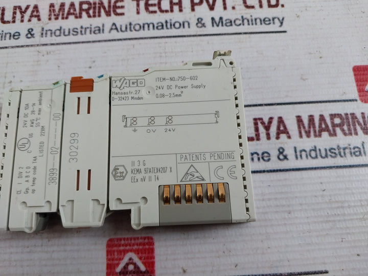 Wago 750-602 Power Supply 10A 24Vdc
