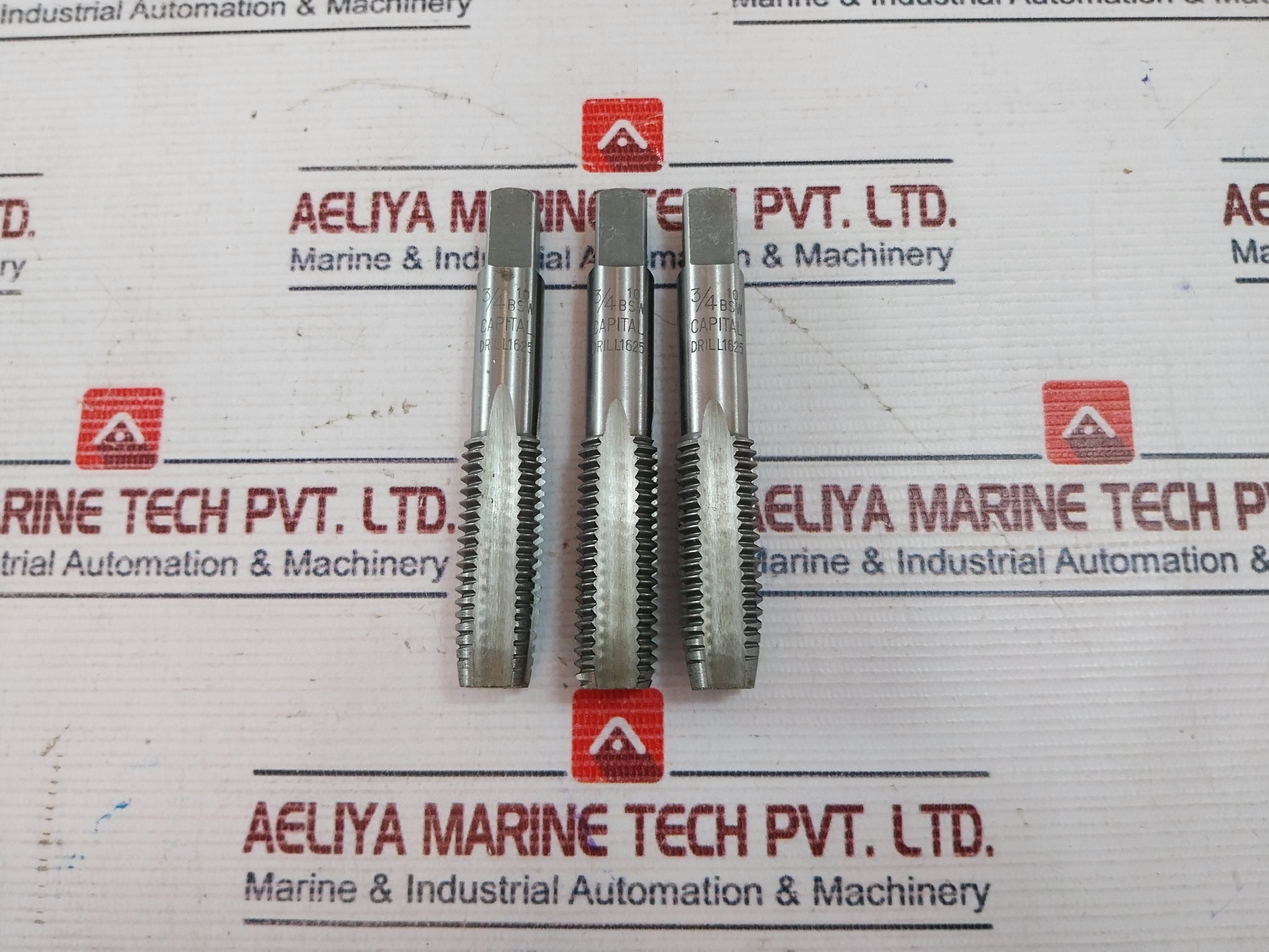 Capital 3/4 X 10 Bsw Threading Taps Set