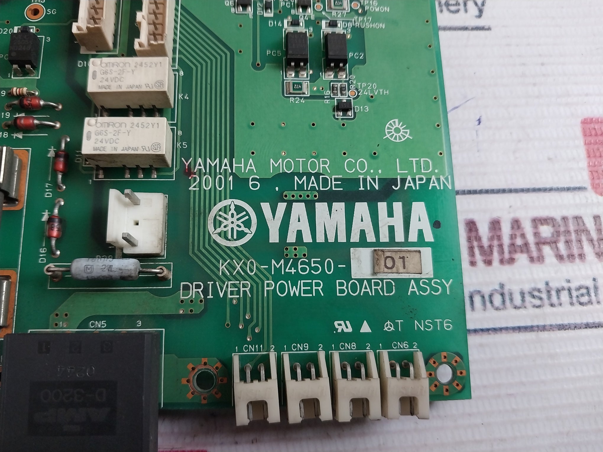 Yamaha Kx0-m4650-001 Driver Power Board Assy
