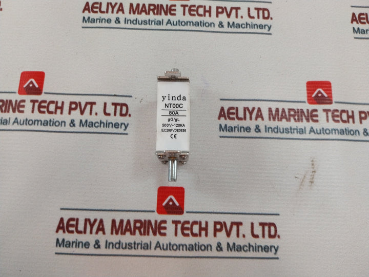 Yinda Nt00C Fuse 80A 500V~ 120Ka