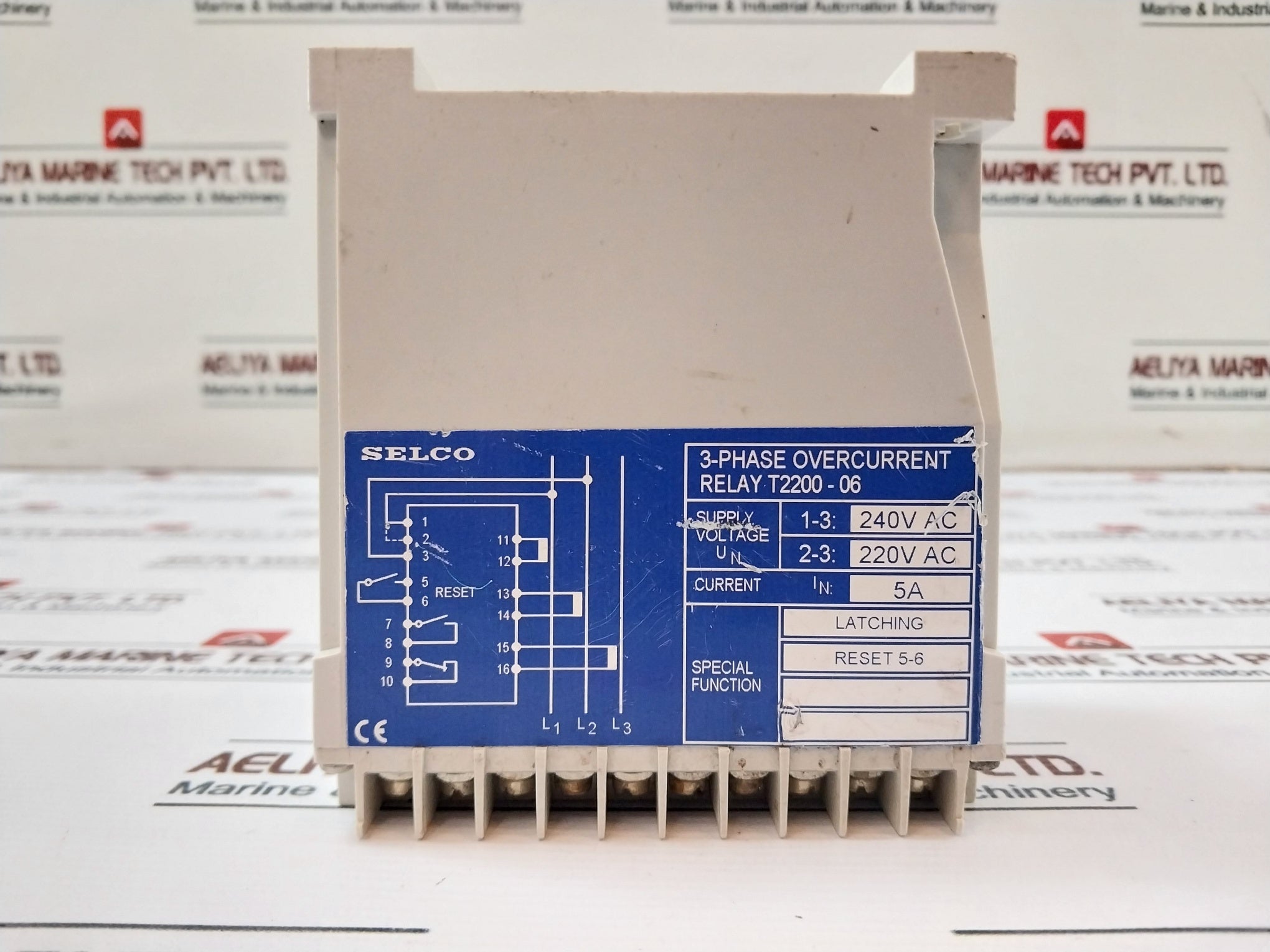 Selco T2200 3-phase Over-current Relay T2200-06