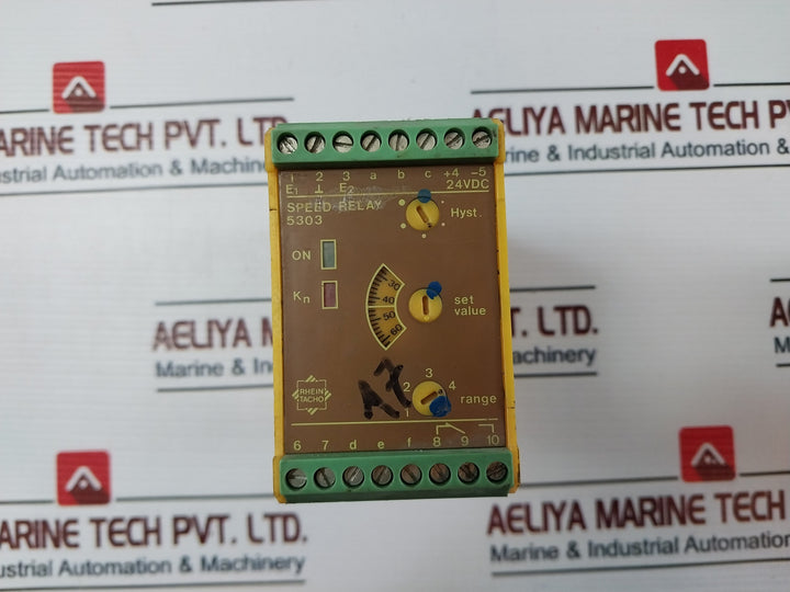 Rheintacho 5303.001 Speed Relay 506300/45 24Vdc Ip20