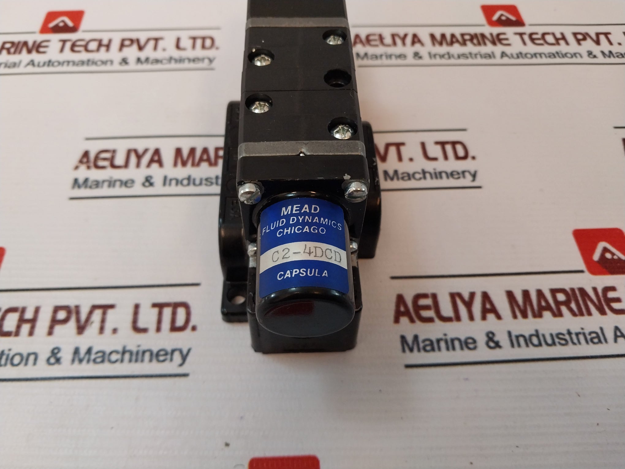 Mead Fluid Dynamics C2-4Dcd Block And Solenoid Valve 24Vdc 6.5W
