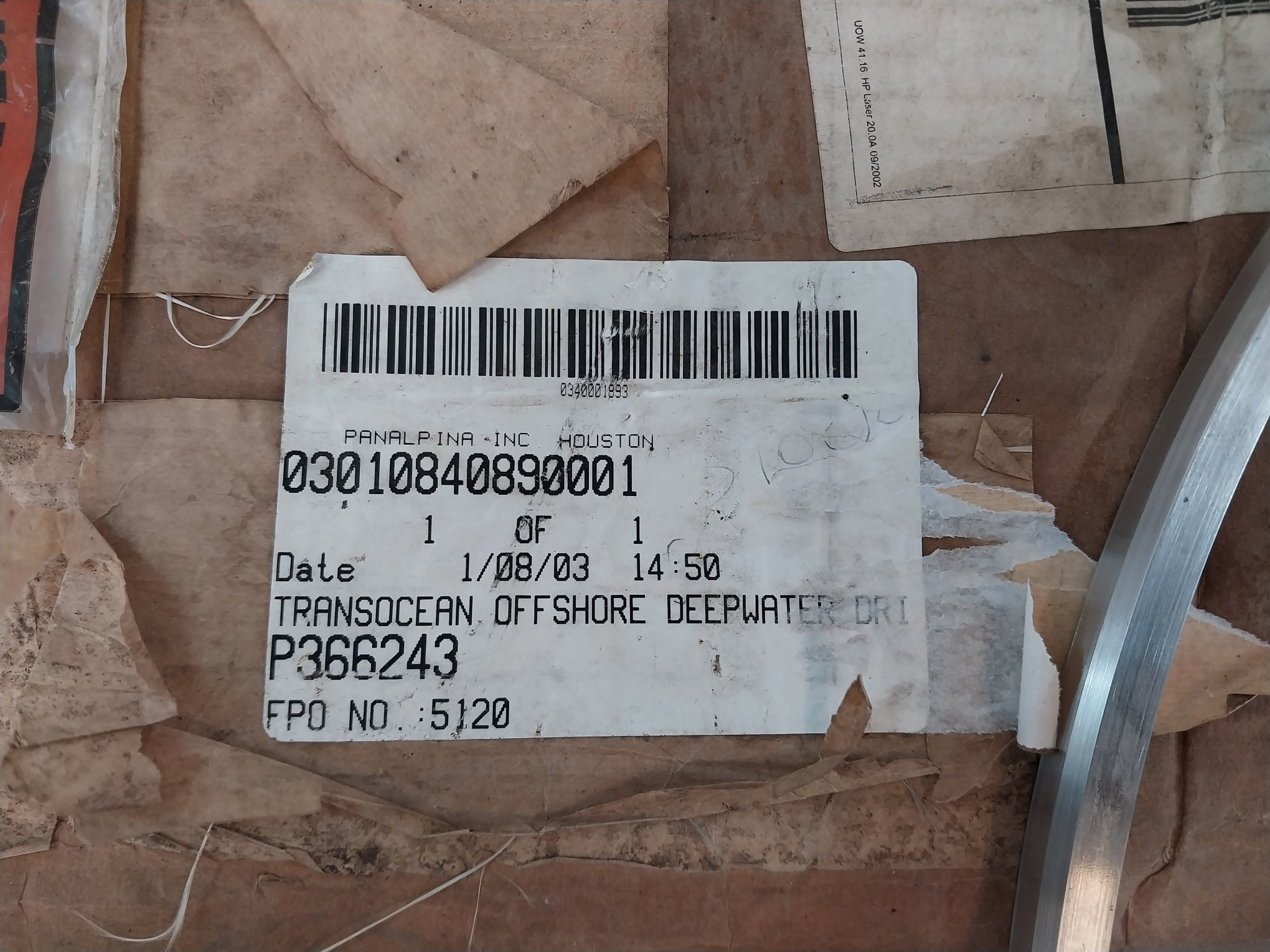 Hyd R65 S316 Ring Gasket 1920091-65