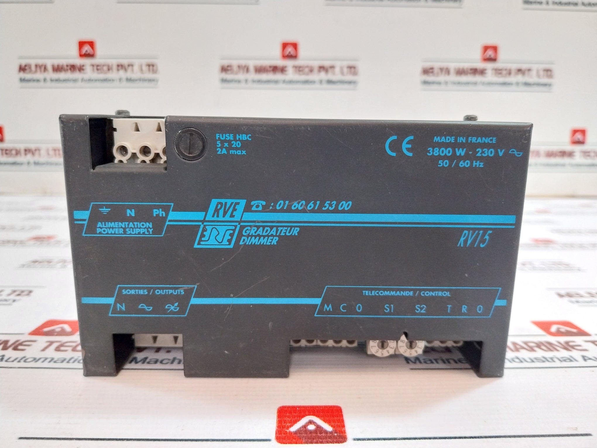Rve Rv15 Gradateur Dimmer 3800W-230V 50/60Hz