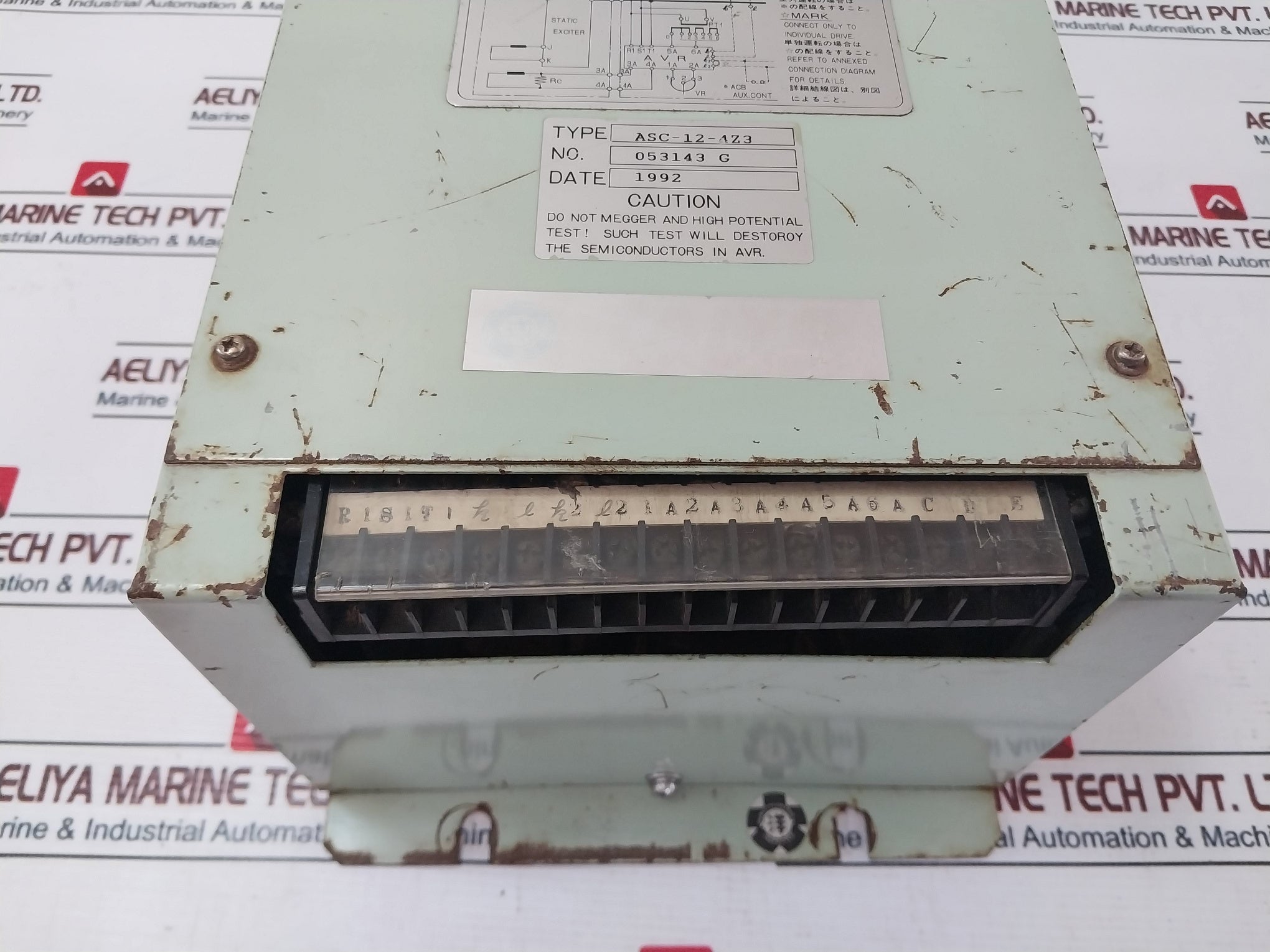 Taiyo ASC-12-4Z3 AVR-Automatic Voltage Regulator 053143 G