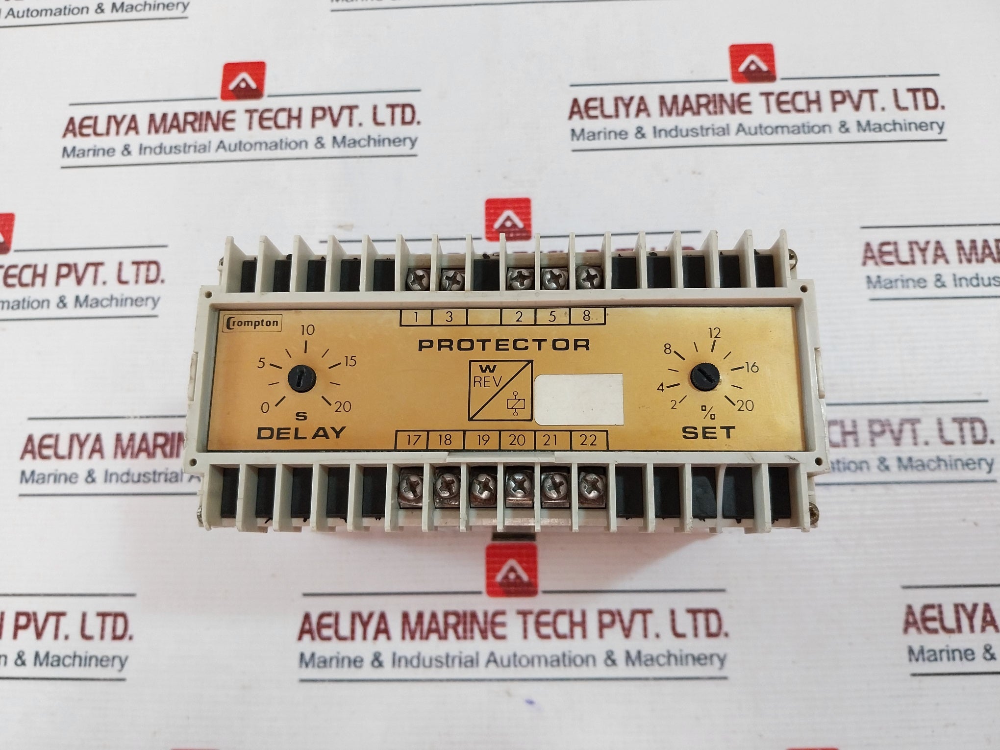 Crompton 256-patu Protector Trip Relay 0-20S Rev W 60Hz