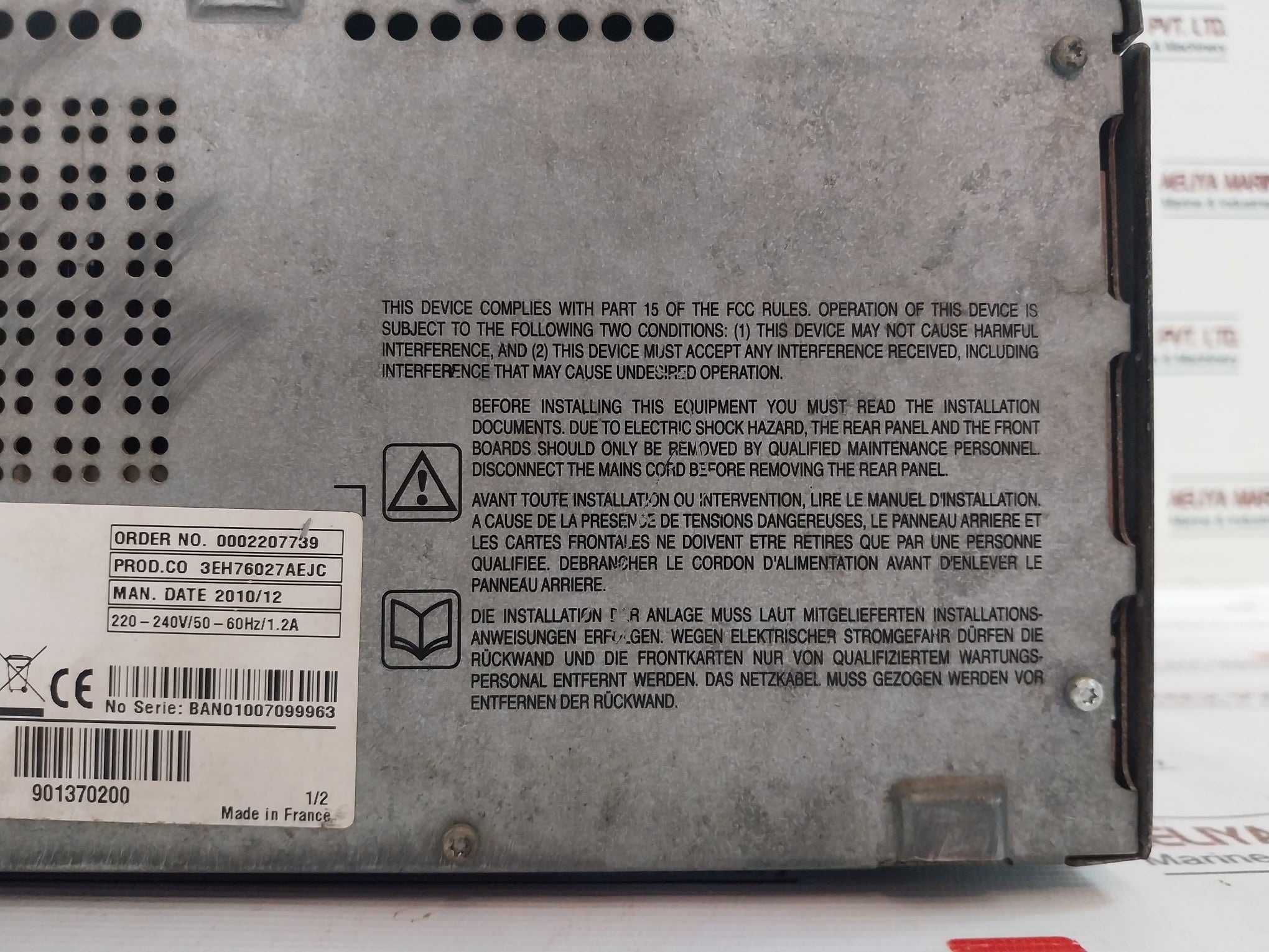 Alcatel-lucent 3eh76027aejc Enterprise Large Communication Server 220-240v