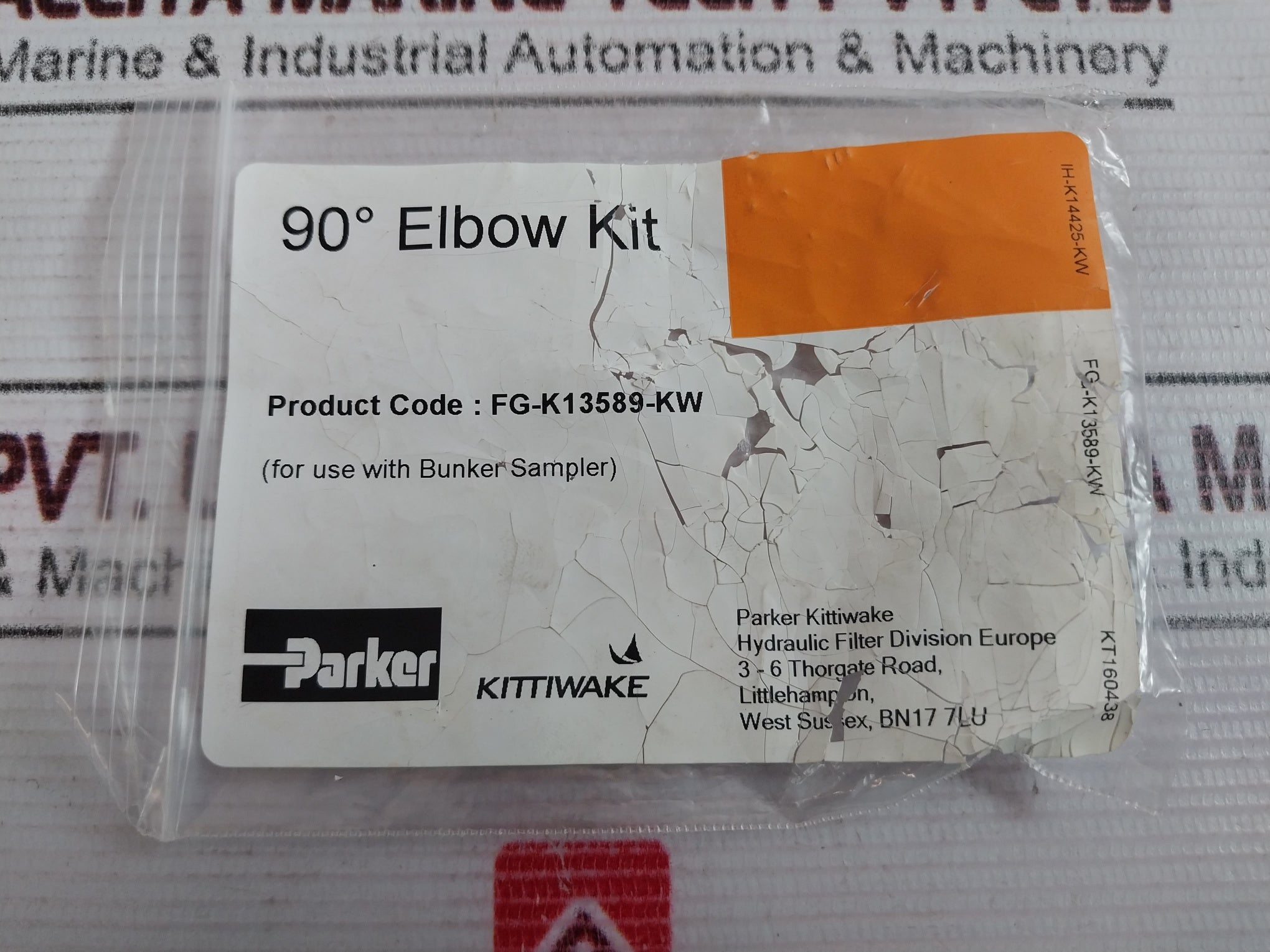 Parker 316 Fitting Elbow Kit 90° Degree Fg-k13589-kw