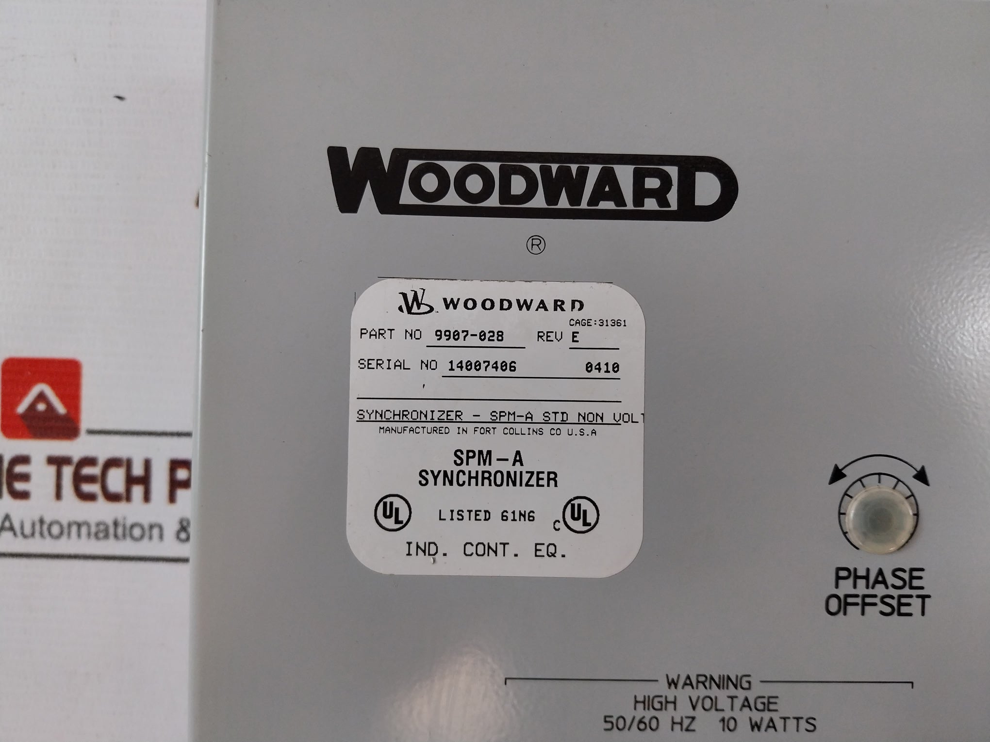 Woodward 9907-028 Spm-a Synchronizer 230Vac 50/60Hz