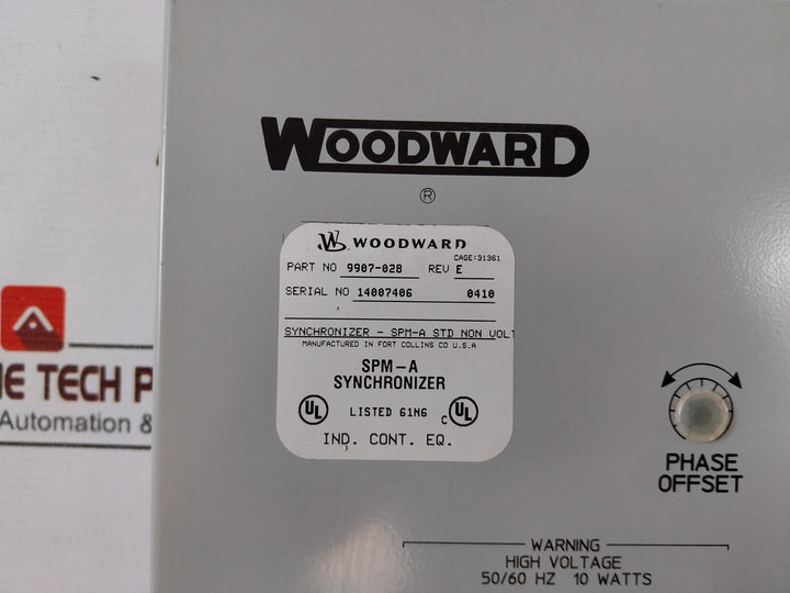 Woodward 9907-028 Spm-a Synchronizer 230Vac 50/60Hz