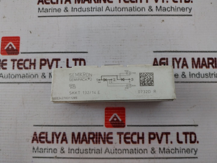 Semikron Semipack 2 Skkt 132/14 E Thyristor Module