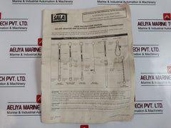 Dbi Sala 1003000 Tie-off Adapter And Scaffold Choker Anchorage Connectors 3 Ft 9503303 Rev: C