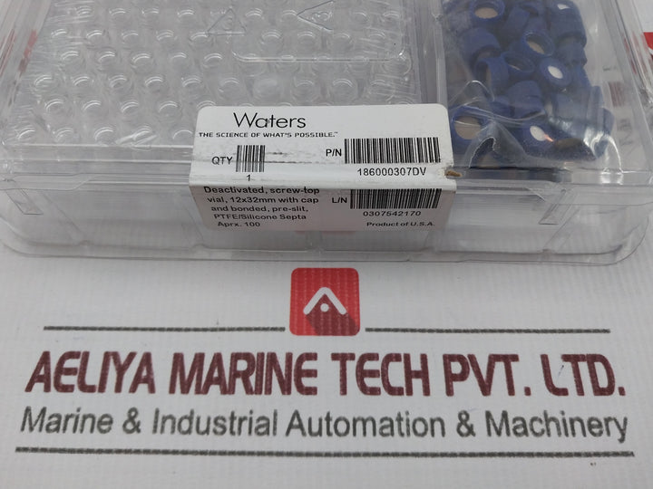 Waters 186000307Dv Clear Glass Screw Neck Vial With Cap (1 Box = 100Pcs)