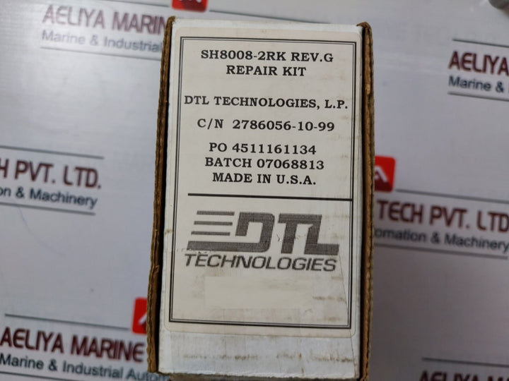 DTL TECHNOLOGIES SH8008-2RK Shuttle Valve 3/8 in 2 Stack Repair Kit