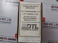 DTL TECHNOLOGIES SH8008-2RK Shuttle Valve 3/8 in 2 Stack Repair Kit