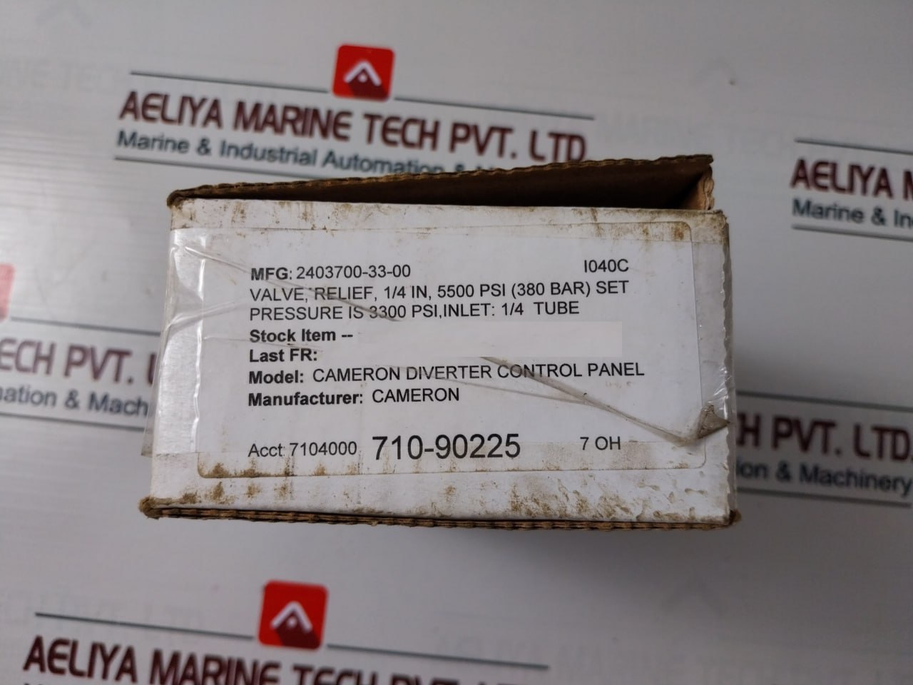 Parker 4A-lpra-epr-3300-sslh-3690 Relief Valve 2403700-33-00