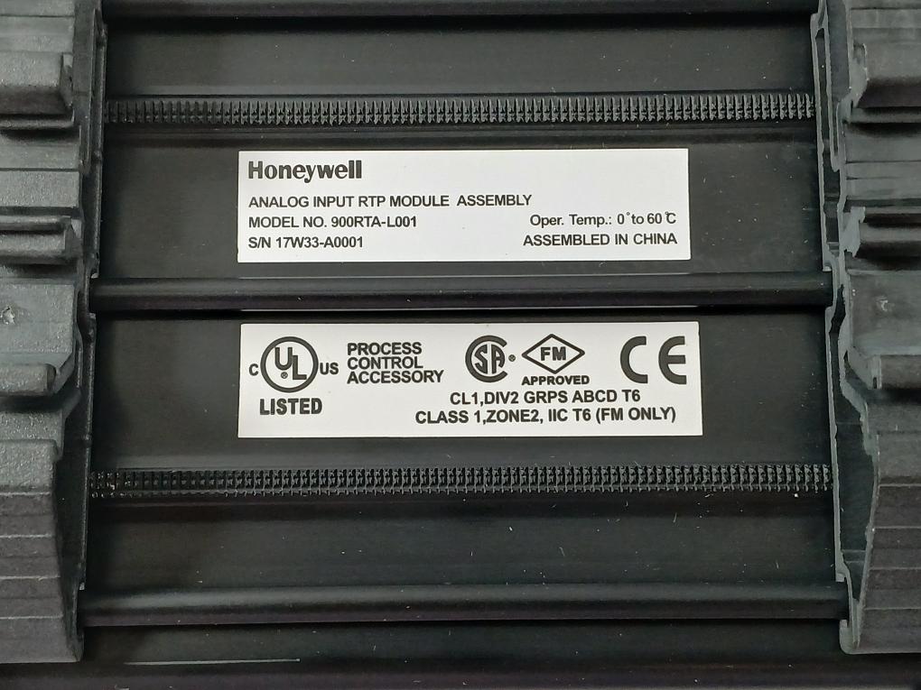 900Rta-l001 Honeywell Analog Input Rtp Module Assembly