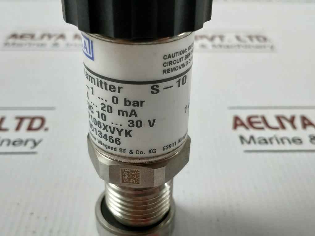 9013466 Pressure Transmitter Wika -1…0 Bar