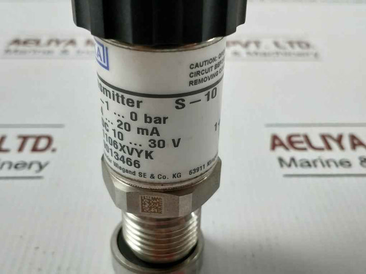 9013466 Pressure Transmitter Wika -1…0 Bar