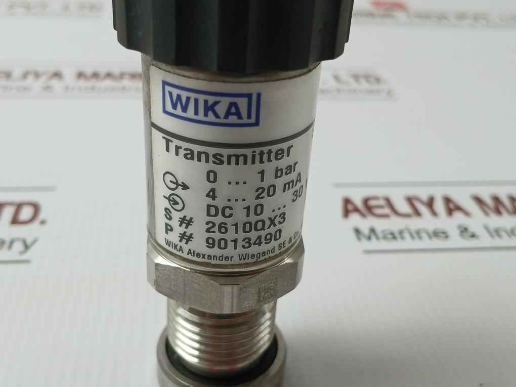 9013490 Wika 0..1 Bar Pressure Transmitter Dc 10..30 V