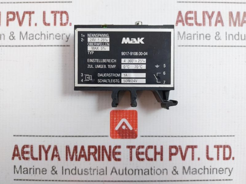 9017-9108.00-04 Plug-in Relay 50W/24V Brand Mak