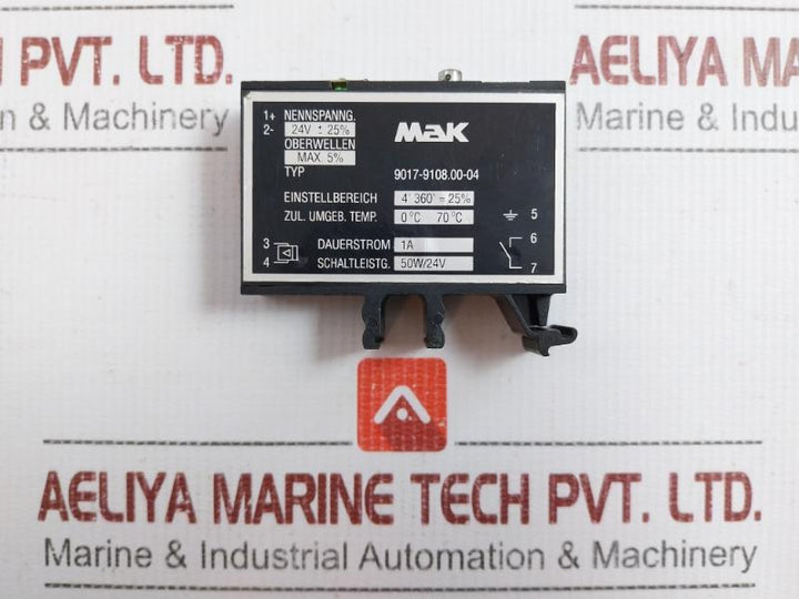 9017-9108.00-04 Plug-in Relay 50W/24V Brand Mak