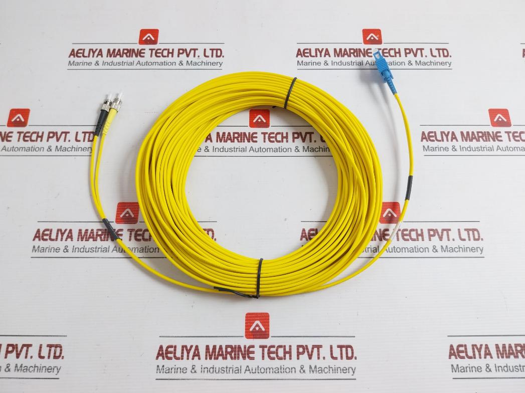 9/125 Duplex Single Mode Fiber Optic Patch Cable 25M Fpc-st-sc-03-d-l-025 St-sc, 350 Gm