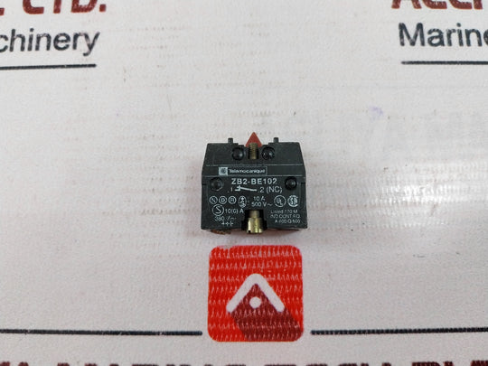 Telemecanique Zb2-be102 Contact Block 10(6)A 380V 10A-500V A600-q600 Iec 337-1